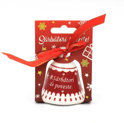 Clopotel decorativ &bdquo Sarbatori de poveste& 