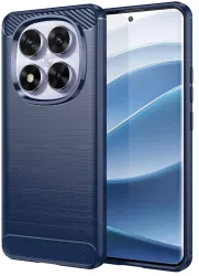 Husa pentru Xiaomi Redmi Note 14 Pro / Poco X7 - Techsuit Carbon Silicone - Blue 