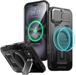Husa pentru iPhone 16 - Techsuit CamVault MagSafe - Black 