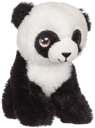 Jucarie de plus urs panda alb-negru 15cm poliester ConceptSeller 
