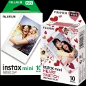 Set Film mini Fujifilm Instax alb 1x10 cu film mini Heart Sketch 1x10 