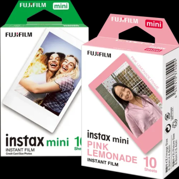 Set Film mini Fujifilm Instax alb 1x10 cu film mini Pink Lemonade 1x10 
