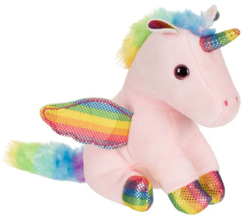 Unicorn din Plus cu aripi 21 cm Roz/Curcubeu ATU-082538 