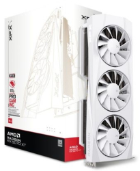 Placa video XFX Quicksilver AMD Radeon RX 9070 XT White Gaming Edition 16GB GDDR6 256bit 