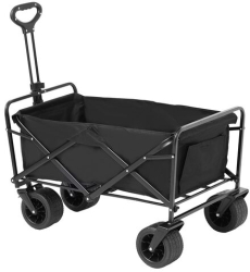Carucior pliabil pentru gradina camping 955x900x600 mm Capacitate 160 kg Otel/Nylon 