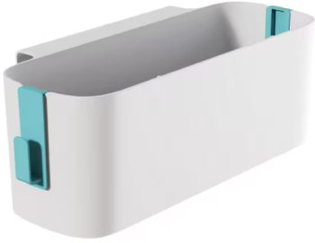 Cutie de depozitare pentru pat 33 x 11 x 12 cm plastic alb 