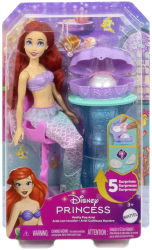 Disney Princess Papusa Ariel Si Masuta De Machiaj Cu Surprize 