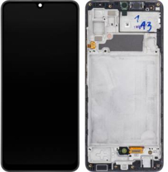 Display cu touchscreen si rama Samsung Galaxy A32 4G A325F Negru