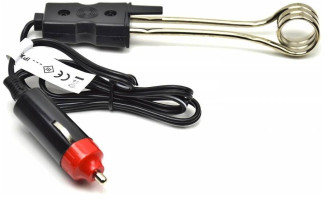 Fierbator Auto Electric cu Baza de Incalzire din Otel Putere 150W si Alimentare la Bricheta 12V 