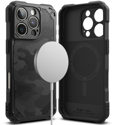 Husa pentru iPhone 16 Pro Max - Ringke Rugged Gear MagSafe - Camo Black 
