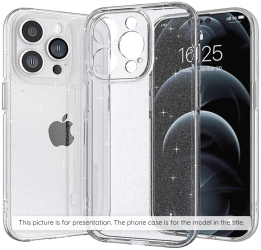 Husa pentru Xiaomi Redmi Note 14 Pro 4G / Poco F7 - Techsuit SparkleSkin Series - Clear 