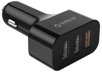 Incarcator auto Orico UCH-Q3 35W 3 Port negru 