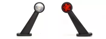 Lampa Gabarit Led Cu Brat 875P W21.3Star 12V-24V Pozitie Alb / Rosu Dreapta Was 
