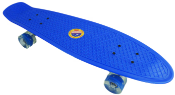 Penny board cu roti de silicon Klausstech 55cm albastru 