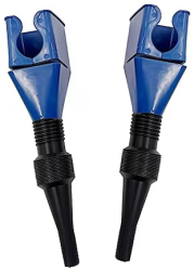 Set 2 palnii de alimentare pentru combustibil ulei flexibile plastic negru albastru 