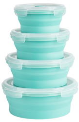 Set 4 caserole silicon rotunde teesa
