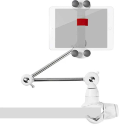 Suport Nedis TDMT111WT pentru tableta si smartphone 4-12 rotire 360 brat pliabil 