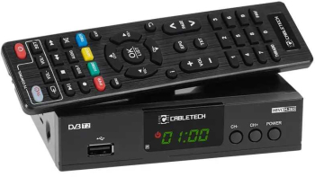 Tuner DVB-T2 /DVB-T H.265 HEVC LAN CABLETECH URZ0338A 