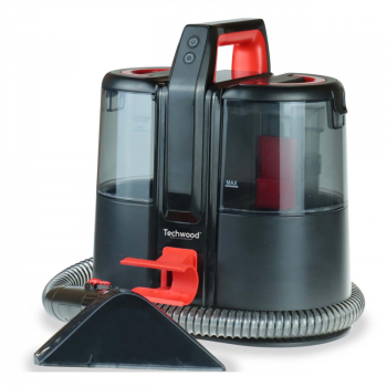 Aspirator Textil Techwood TAN-8005R 185W Li-Ion 220 mAh Utilizare fara fir Rezervor de apa curata si uzata autonomie 40 min 2 viteze 