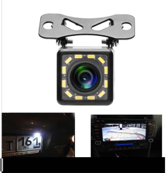 Camera video auto de marsarier 12 leduri rezistenta la apa unghi 170 de grade 