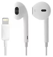 Casti audio compatibil cu APPLE MMTN2ZM/A pentru iPhone 7/8/X/XS In ear Microfon Lightning Albe 