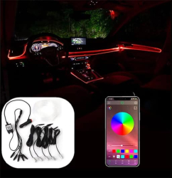 Fir neon RGB Lumina Ambientala Auto Control din Aplicatie 