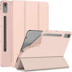 Husa Ultra Slim pentru Lenovo Idea Tab Pro / Tab P12 12.7 Silicon TPU Smart Cover - Roz 