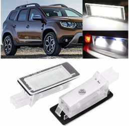 Lampi led numar Inmatriculare Renault Espace Scenic Fluence Captur Dacia Duster Logan 