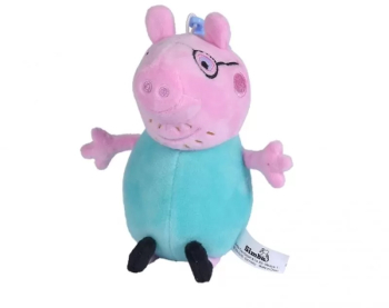 Peppa Pig Breloc Plus Daddy Pig 10cm 
