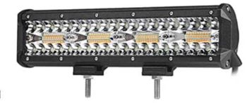 Proiector AutoREY® Premium LED Bar Stroboscop 240W Lumina Alba si Galbena Gabarit Utilaje diferite functii Off-Road 