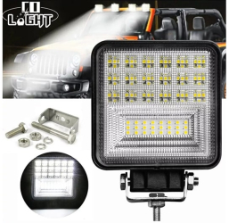 Proiector LED Auto 126W Offroad ATV SUV Tractor Camion Platforma Utilaje Lumina lucru 