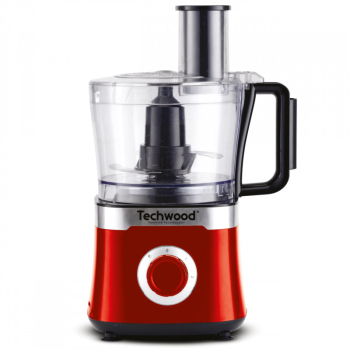 Robot de bucatarie Techwood TRO-6855 800W 1.5L 2 viteze functie Pulse Picioare anti-alunecare Rosu 
