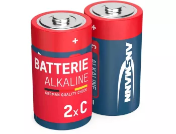 Set 2 baterii ANSMANN C 1.5 V LR14 - RESIGILAT 