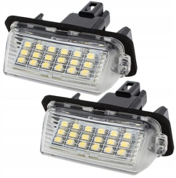 Set 2 Lampi LED Numar inmatriculare AutoREY pentru Toyota Auris E15 FL after faceliftingu Toyota Auris KOMBI Toyota Avensis Toyota C 