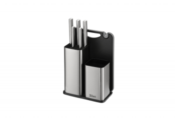 Set cutite 7 piese Zilan Suport inclus Otel inoxidabil 3CR13 Compatibil masina de spalat vase 