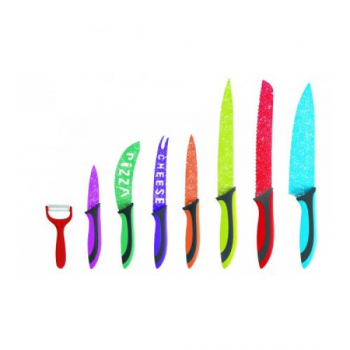 Set cutite inox 8 piese Floria Multicolor 