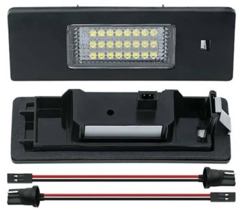 Set de 2 lampi numar LED BMW seria 1 E81 E87 F20 F21 Z4 E85 X2 F39 X4 G02 Seria 6 E63 Mini R55 R60 