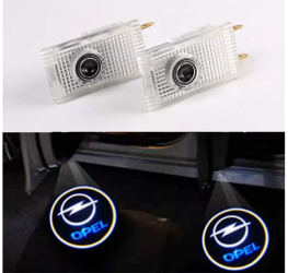Set Lampi LED Proiector cu Logo pentru Portiera OPEL Insignia 