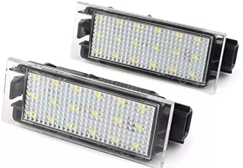 Set lampi numar cu led fara eroare de bec ars canbus compatibil cu Renault Megane Laguna Master Clio Kangoo 8200480127 