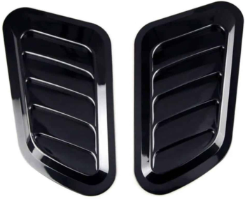 Set Ornament Auto Tuning universal pentru Capota Ventilatie design sport Negru Lucios AutoREY® 