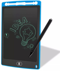 Tableta led grafica pentru scris si desenat creion stylus buton stergere automata albastru 