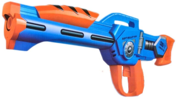 Arma cu foc rapid Dart Blasting 20 gloante multicolor 48 cm ConceptSeller 