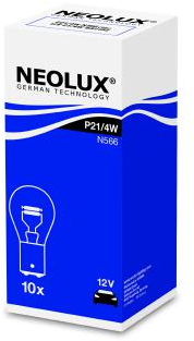Bec Stop Frana 12V P21/4W Baz15D Set 10 Buc Neolux