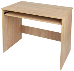 Birou Ivett stejar alb 80x48x73 cm 