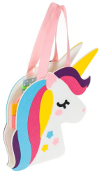 Carte senzoriala tip Quiet Book pentru fetite 11 activitati diferite model unicorn Multicolor 