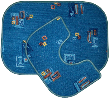 Covor baie Doris set 2 buc multicolor 47x78 cm 