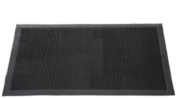 Covoras intrare Fingertip negru 45x75 cm 