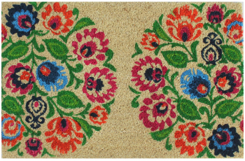 Covoras intrare Flower Power design Flori 40x60 cm 