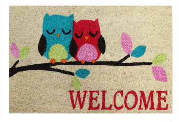 Covoras intrare Koko design Bufnita 40x60 cm 