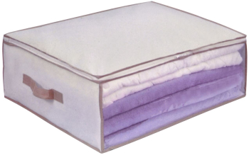 Cutie haine cu fermoar si maner DecorCasa 60 x 45 x 20 cm 